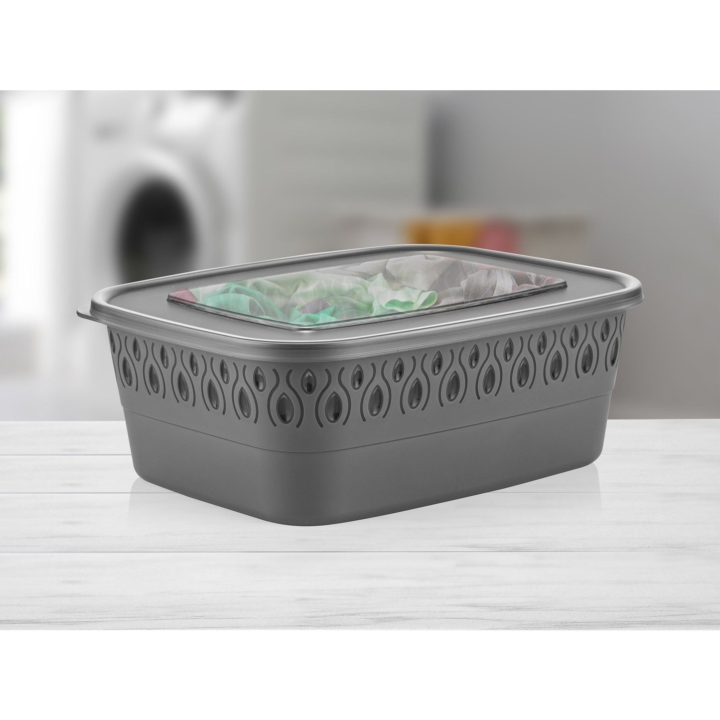 Monna Rect Storage Box 3 L with Lid