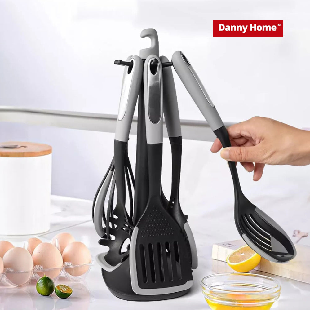 Danny Home 6-Pieces Non-Stick Silicone Cooking Utensils Set