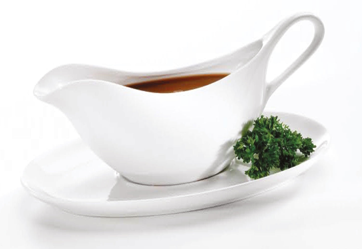 Symphony gravy boat and tray - Ø:325ml