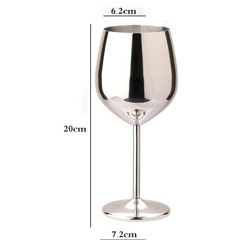 6-Pcs Elegant & Smooth Beverages Champagne Flute Glass – Gold 190ml #3769
