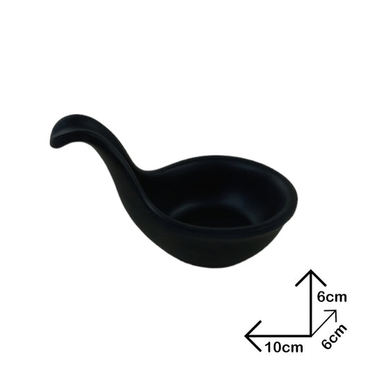 Dip Cup Black Melamine Dinnerware