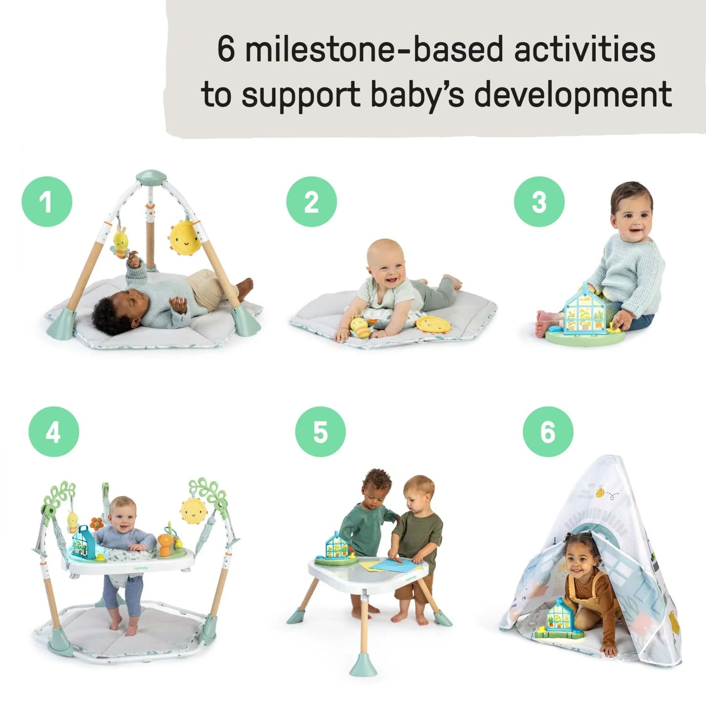 Kids2 - Ingenuity Tummy To Toes - Activity Center - Jumper