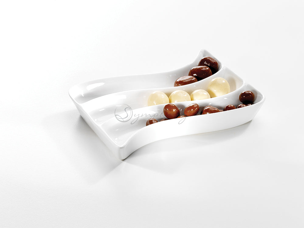 Symphony 3 division platter (L:18cmxW:14cm)