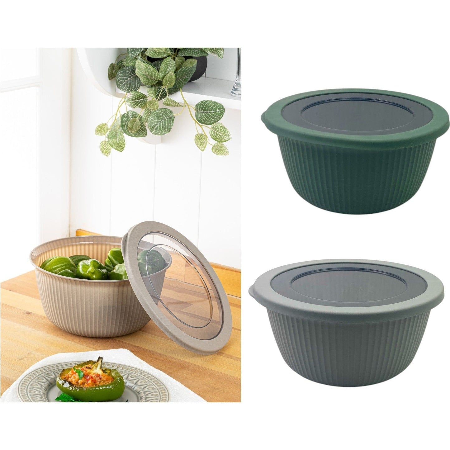 Bally Round Bowl 3 L with cover
