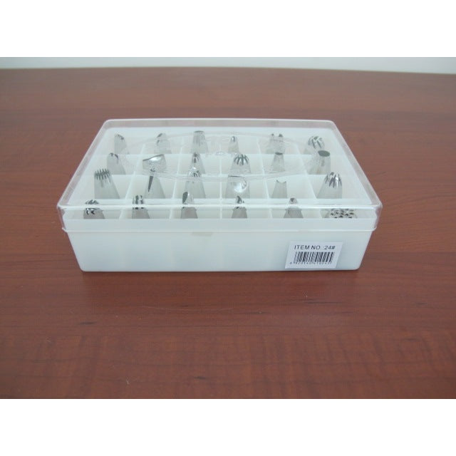 Decorating Tip Set of 24 for Piping Bags