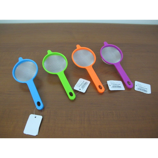 Colorful aluminum mesh strainer 8 cm