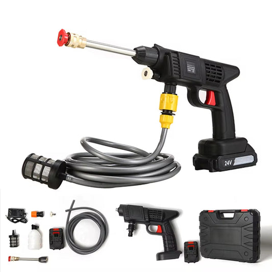(NET) High Pressure Cleaner Car Washer Rechargeable Portable