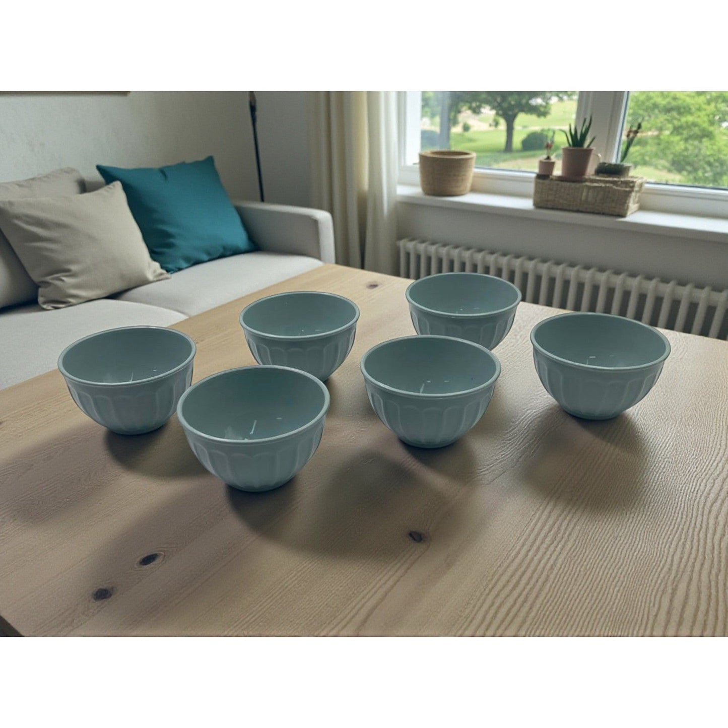 Set of 6 Plastic Snack Bowls