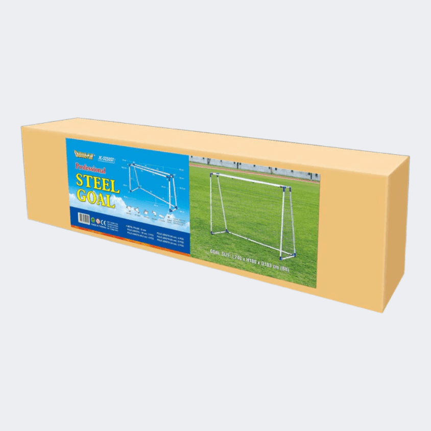 Outdoor Play Co.Ltd Pro 8 Ft Outdoor Goal White/Blue - Medaid International