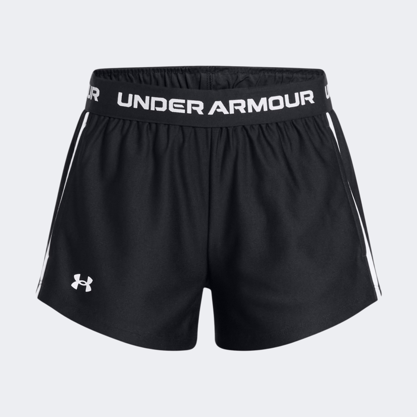 Under Armour Tech Play Up Girls Training Short Black/White - Medaid International