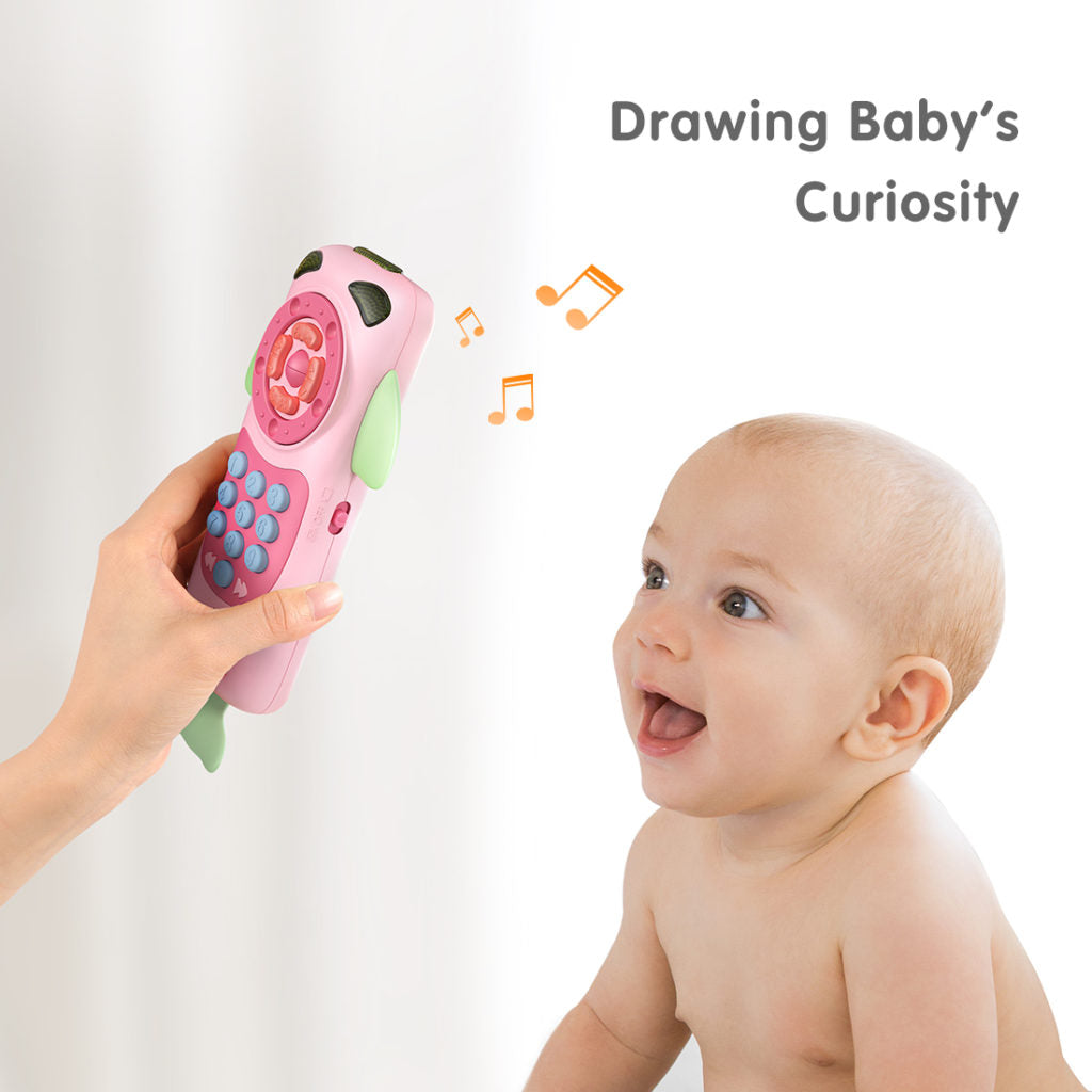 Tumama Kids - Whale Remote Control & Mobile Phone - 2in1 - Pink