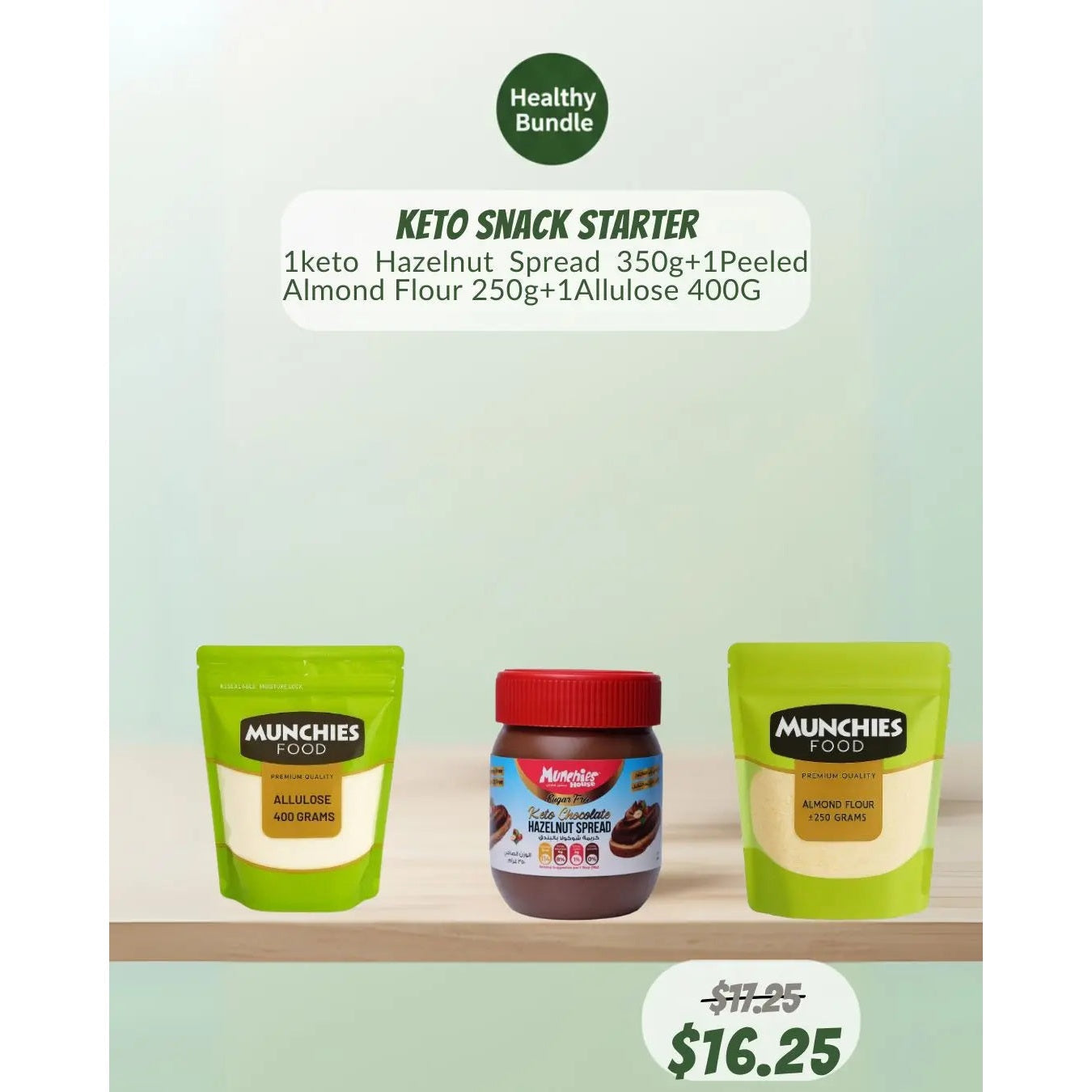 Peeled Almond Flour by Munchies Food, Low Glycemic Index, Rich in Protein