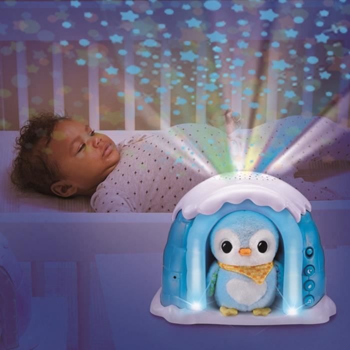 VEILLEUSE P TIT PINGOUIN NUIT ETOILEE