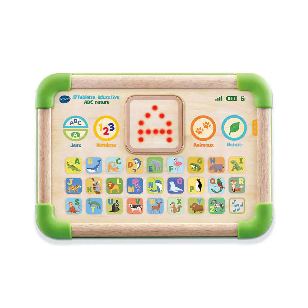 Tablette √âducative ABC Nature Play Green -  French Version - Medaid International