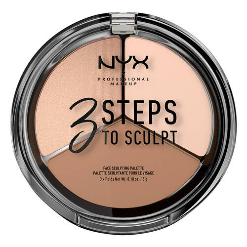 NYX Highlighter & Contouring 3 STEPS TO SCULPT - Medaid International