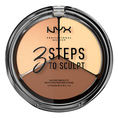 NYX Highlighter & Contouring 3 STEPS TO SCULPT - Medaid International