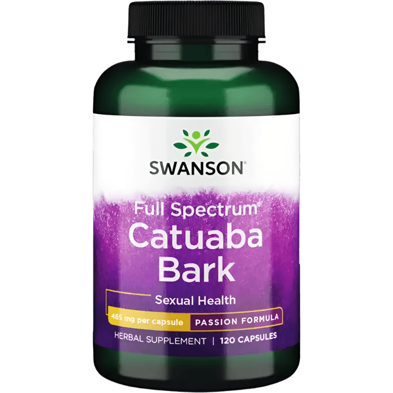 Swanson Catuaba Bark – Passion Formula | 465 mg | 120 Capsules