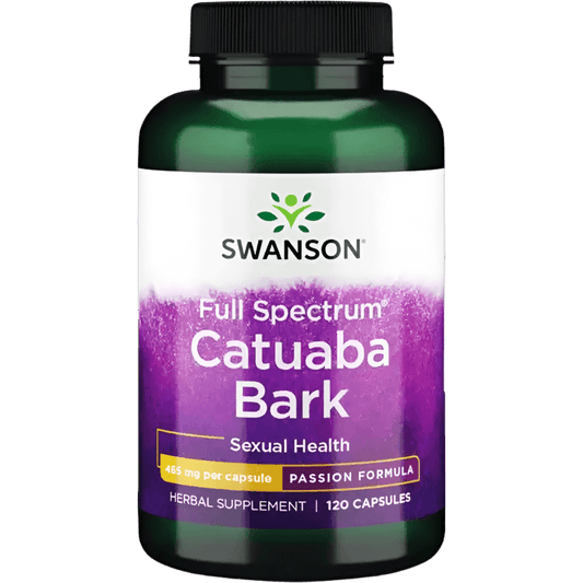 Swanson Catuaba Bark – Passion Formula | 465 mg | 120 Capsules