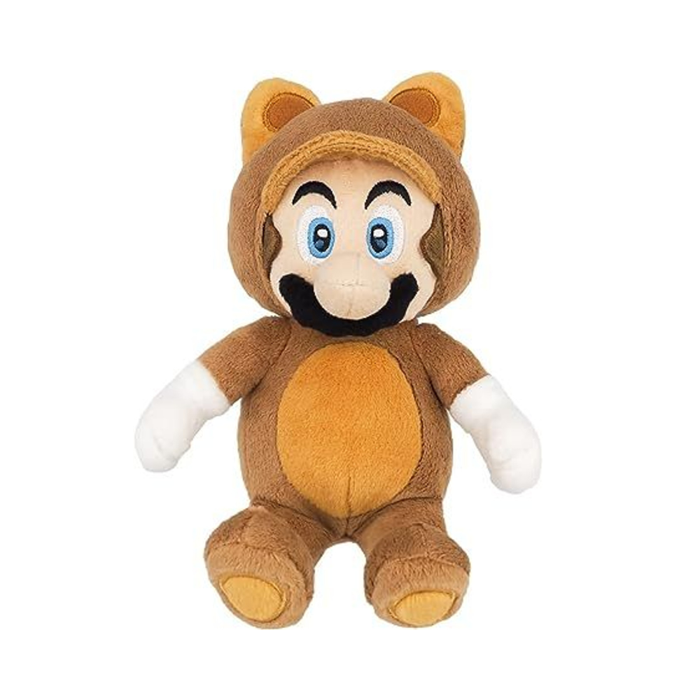 Super Mario Tanooki Mario 8" Plush by San - ei - Medaid International