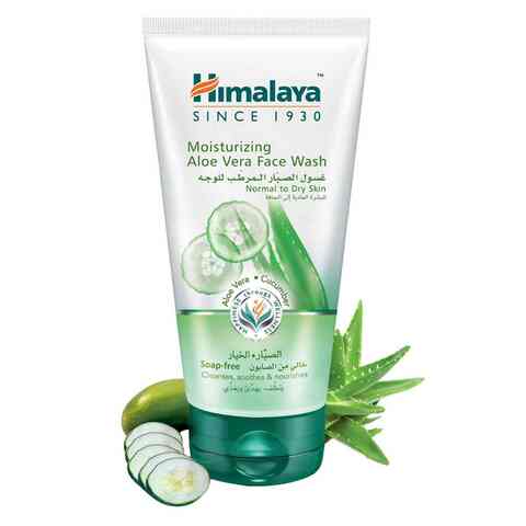 Himalaya Herbals Moisturizing Aloe Vera Face Wash 150ml - Medaid International