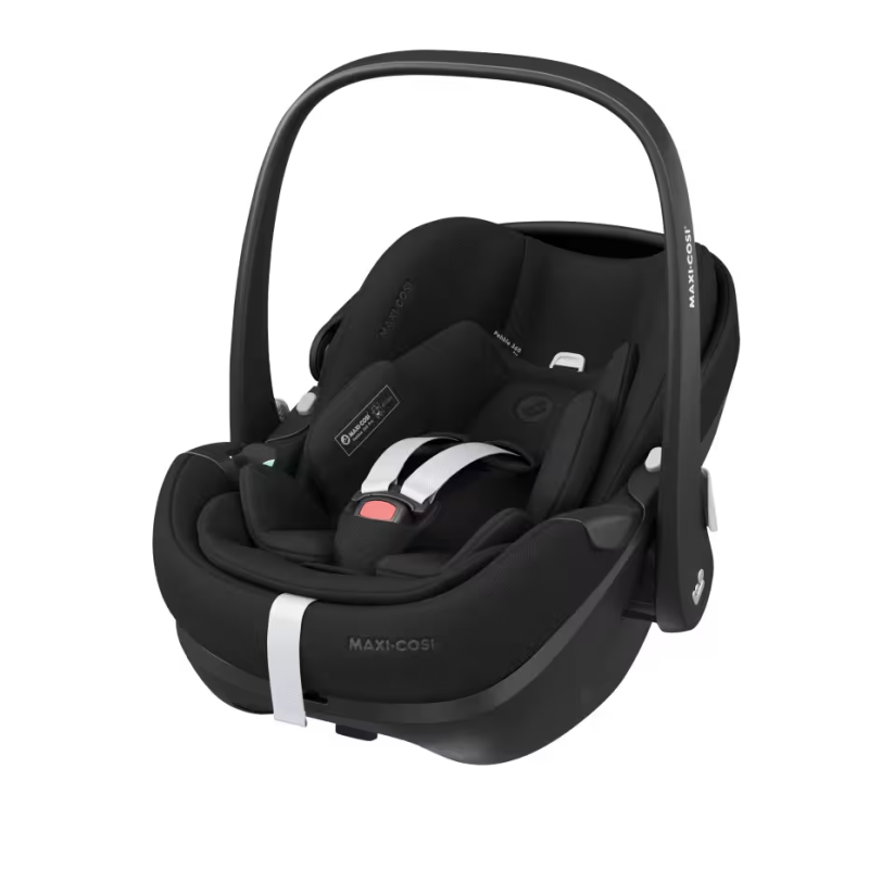 Maxi-Cosi - Oxford (Essential Black) - 3pcs Bundle Oxford Stroller (Pebble) - 360 Car Seat - FamilyFix 360 Pro Base.- Travel System