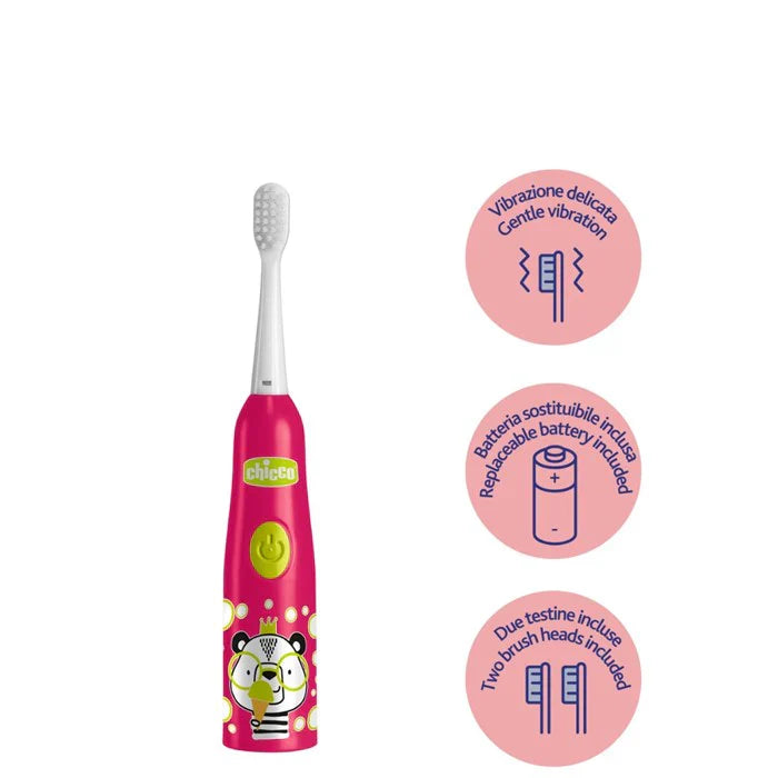 Chicco Pink Electronic Toothbrush 3 Years