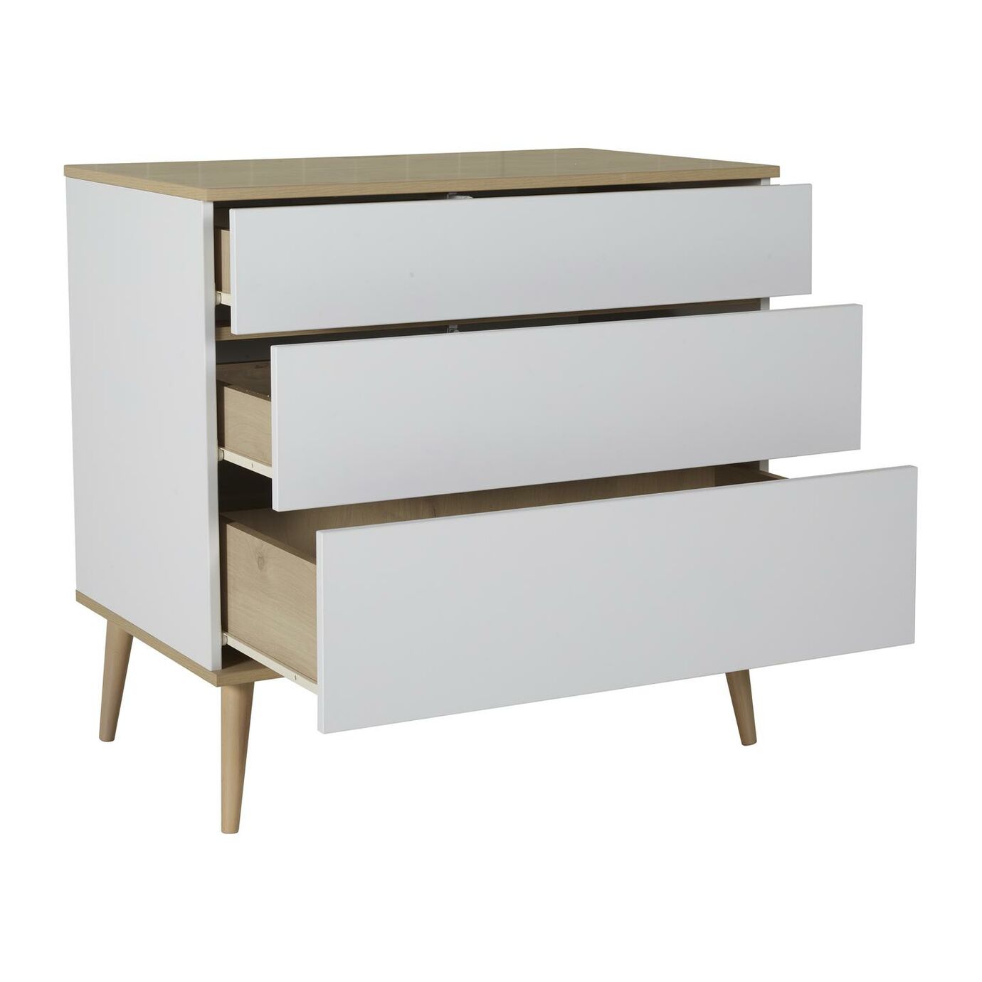 Quax Flow Wardrobe White & Oak Spacious Storage
