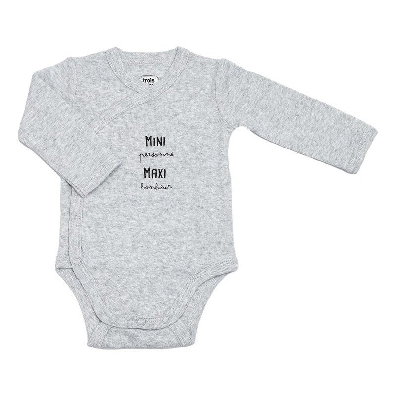 Set of 2 Long-Sleeve Baby Bodysuits