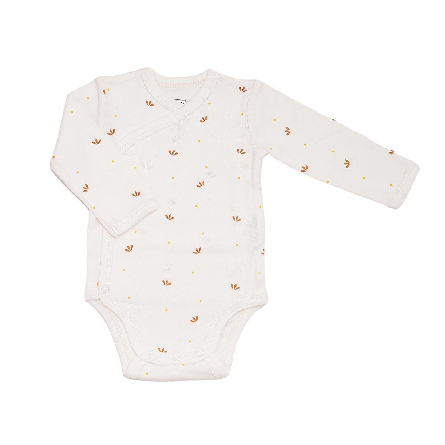 Trois Kilos Sept: Set of 2 Mini Max Bodysuits – Creme (3 Months)