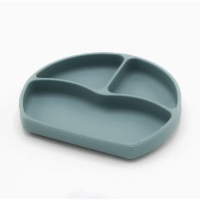 Babyjem Silicone Plate Mint Non-Slip Suction Dish