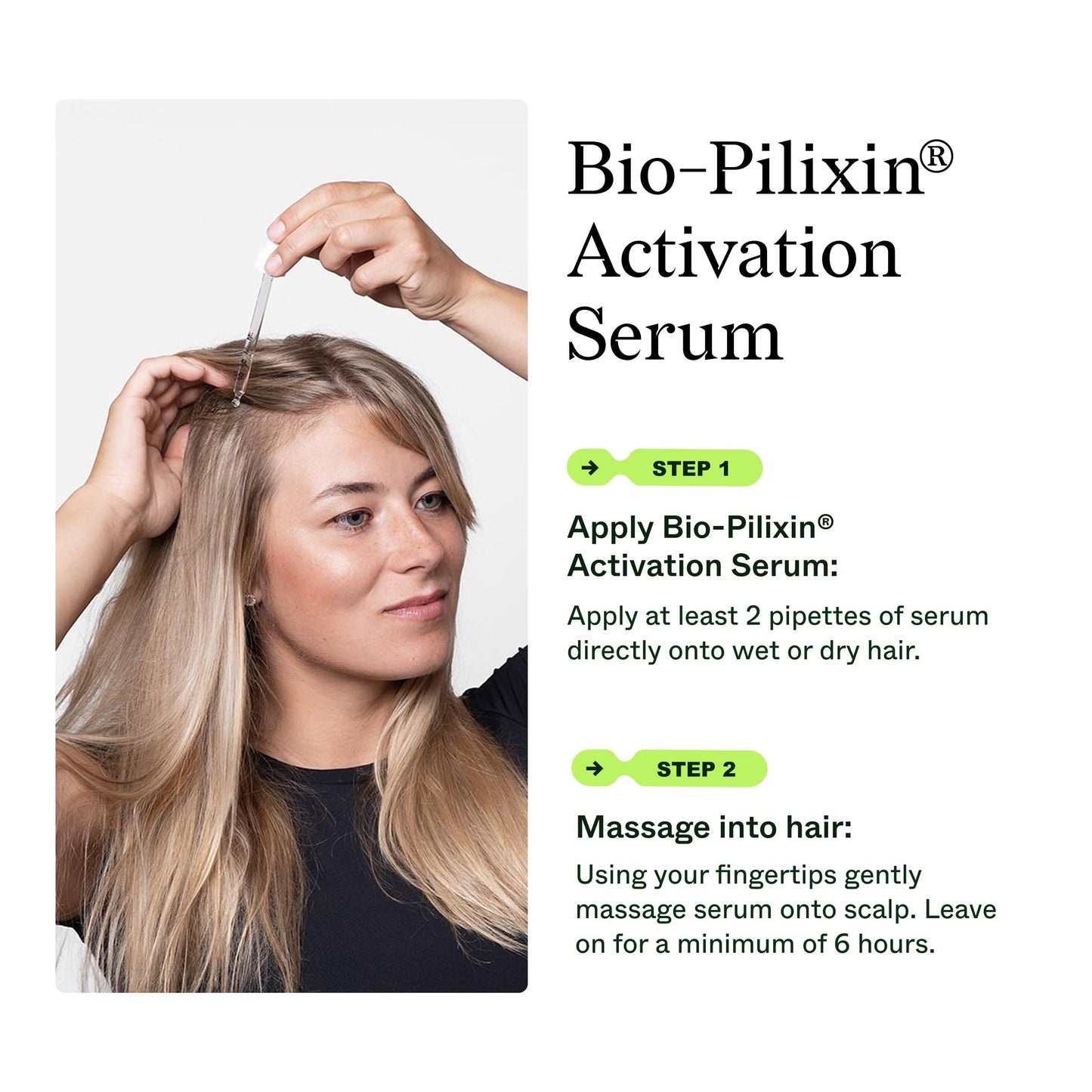 Scandinavian Biolabs Bio-Pilixin® Serum For Women | Helps Reduce Hair Loss Due to Breakage, Help Activates Hair Growth, Stem Cell Technology, Drug-Free Daily Use, Clinically Tested, 100 mL/ 3.4 Oz - Medaid International