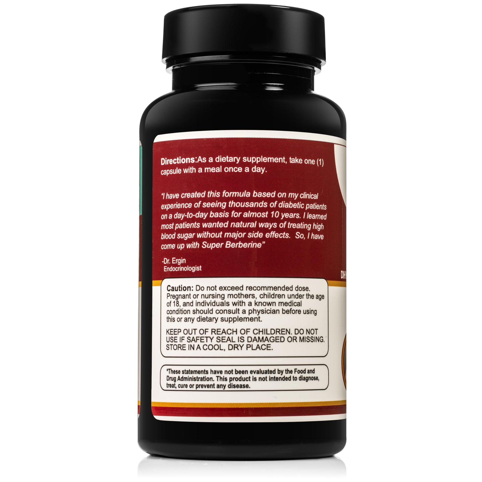 SugarMD Super Berberine Supplement – 250mg GlucoVantage Dihydroberberine with Ceylon Cinnamon - 5X More Absorbable Than Regular Berberine – 30 Capsules (30 Day Supply) - Medaid International