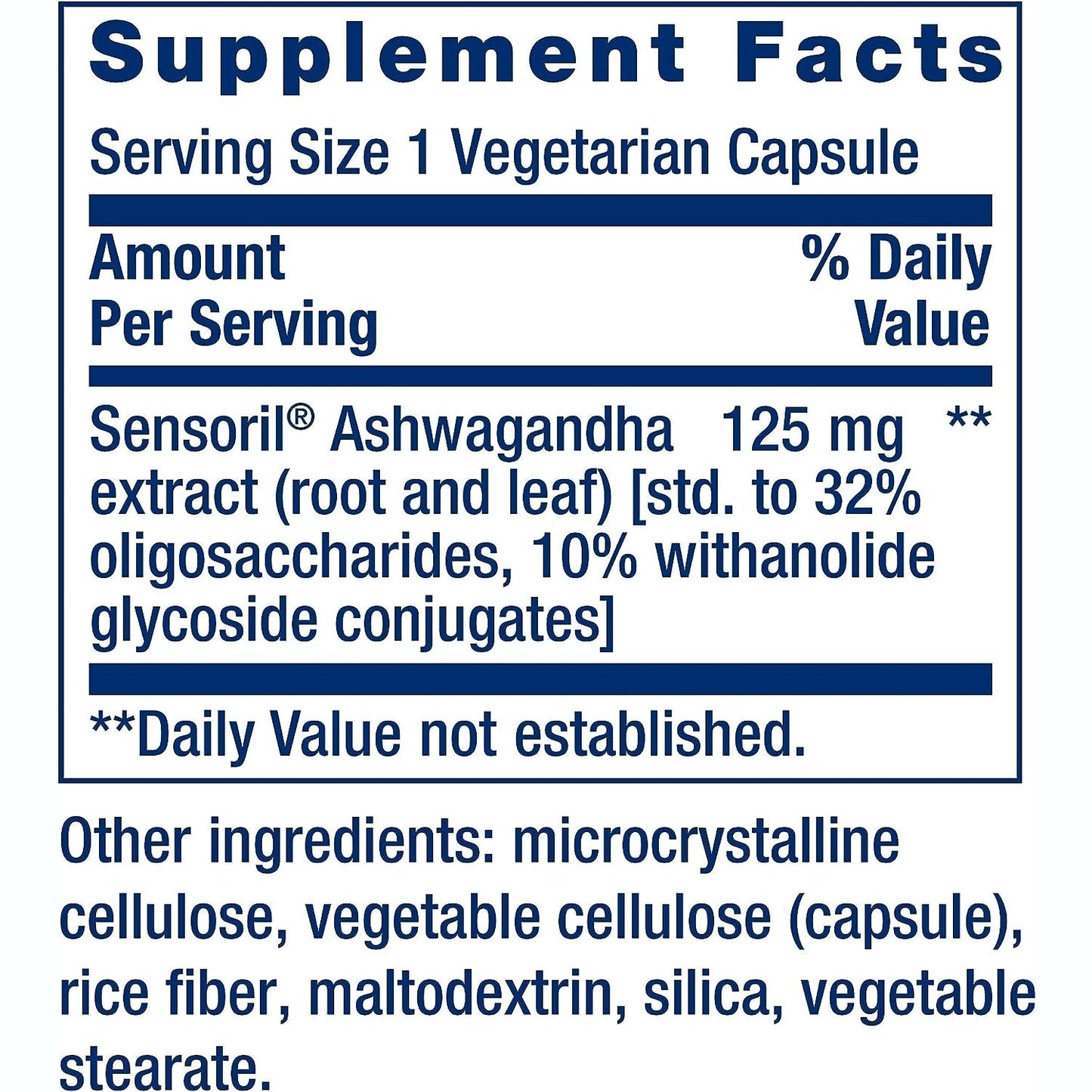 Organic Ashwagandha Capsules - Life Extension - Medaid - Lebanon