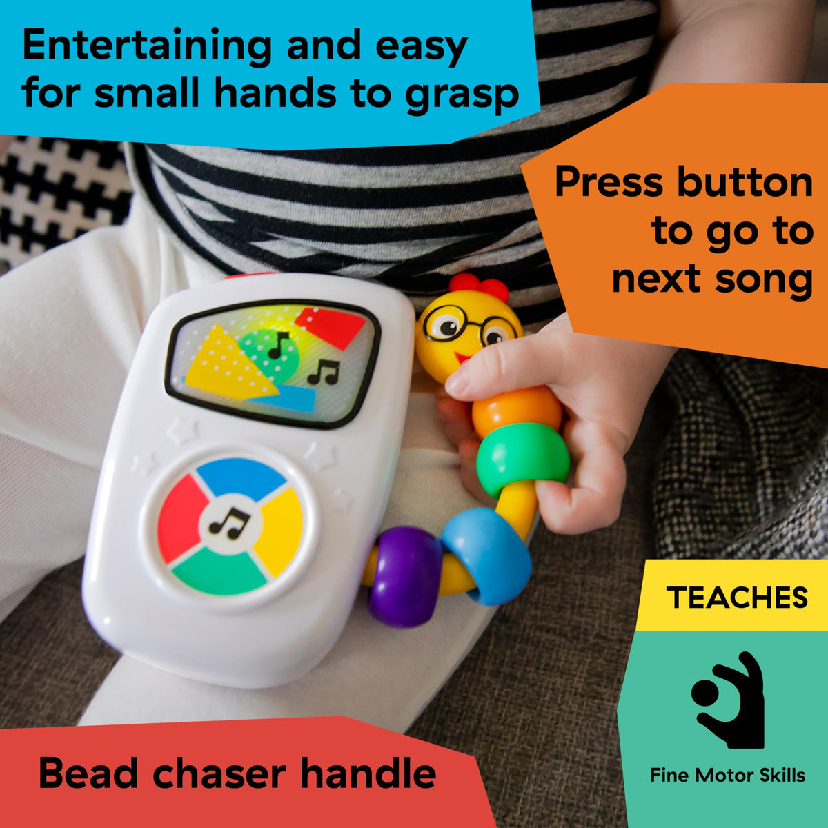 Baby Einstein Take Along Tunes Musical Toy, Ages 3 months Plus