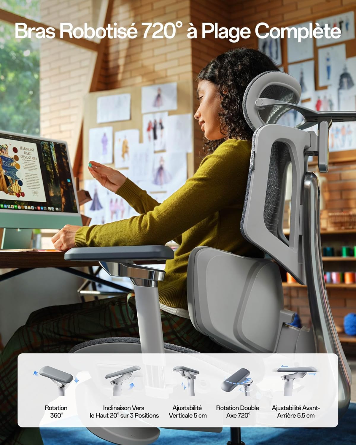 Hbada X7 Smart Ergonomic Office Chair