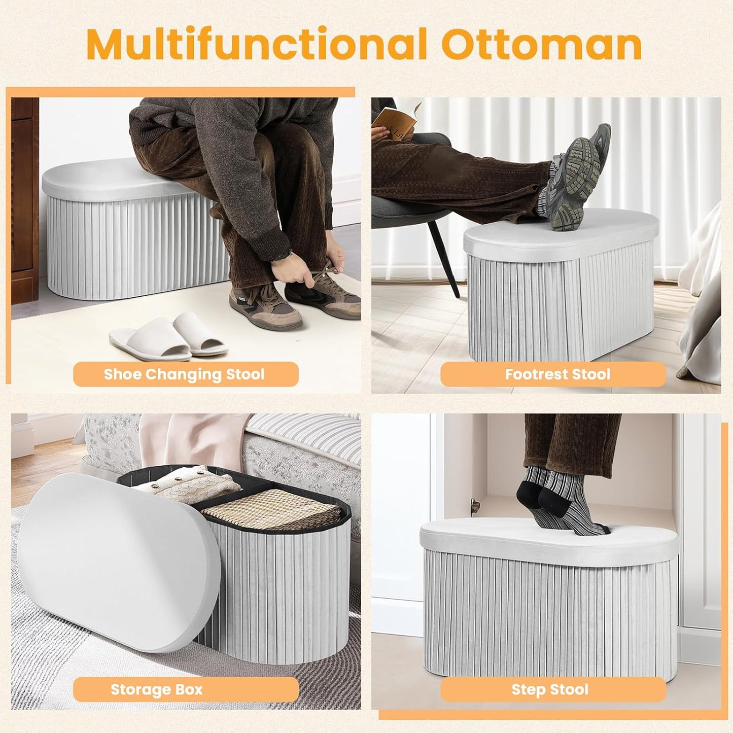 WOLTU Storage Bench (SH90HGR)