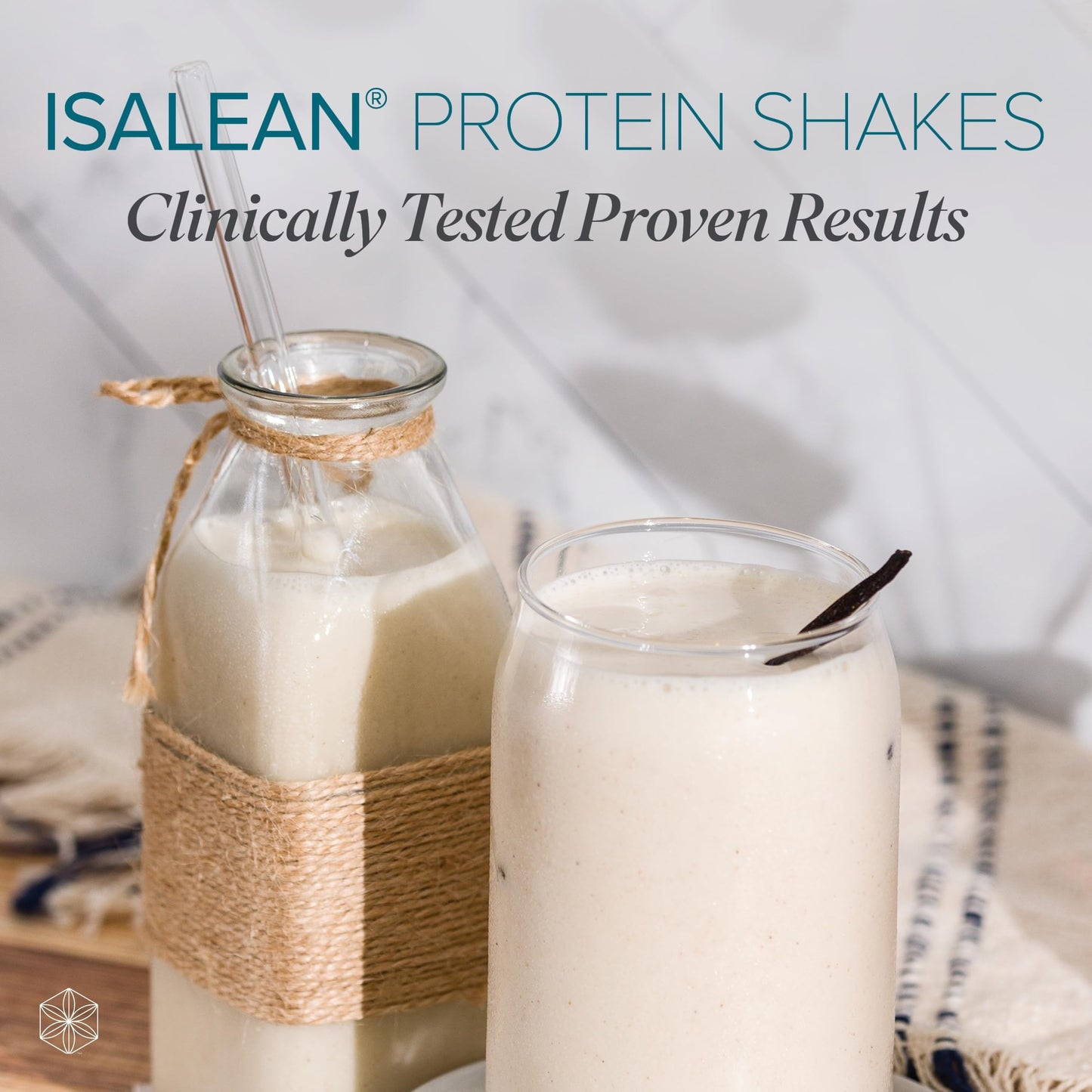 IsaLean Protein Shake - Complete Superfood Meal Replacement for Maintaining Healthy Weight and Lean Muscle Growth with 24 Vitamins and Minerals - 28.6 oz - 14 Meal Canister (Creamy French Vanilla) - Medaid International