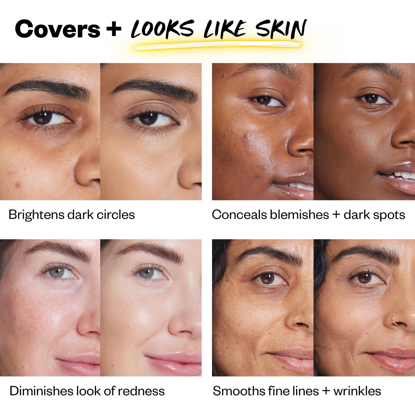 Kosas Revealer Concealer - Medium Coverage Makeup with Hyaluronic Acid, Conceals Dark Circles Under Eyes, Dark Spots and Blemishes + Brightens, Hydrates, Long-Lasting & Vegan, (Tone 6.5 O) - Medaid International
