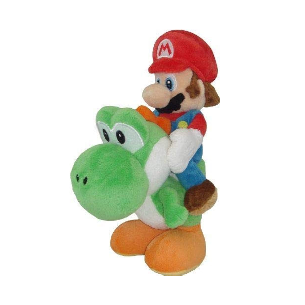 Super Mario Mario and Yoshi 8" Plush by San - ei - Medaid International