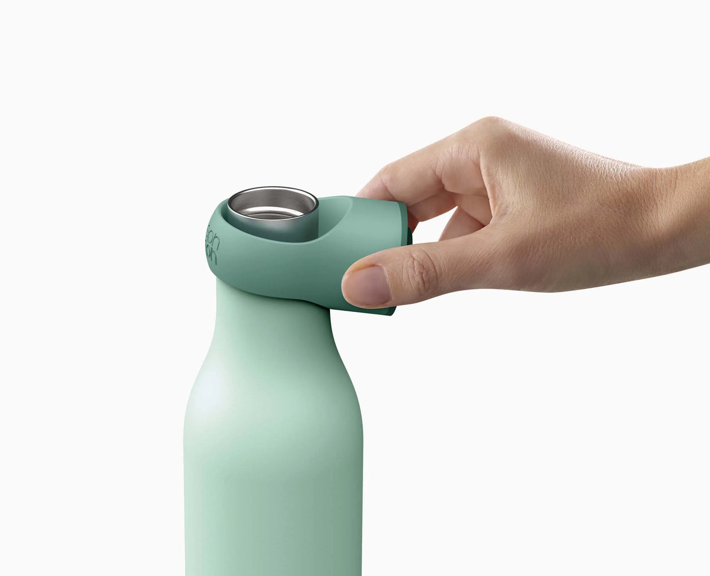 Joseph Joseph Loop™ 500ml Stainless-steel Vacuum Insulated Water Bottle Green