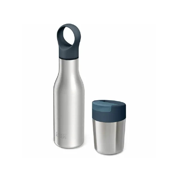 Joseph Joseph 2-piece Stainless-steel Travel Mug & Bottle Set