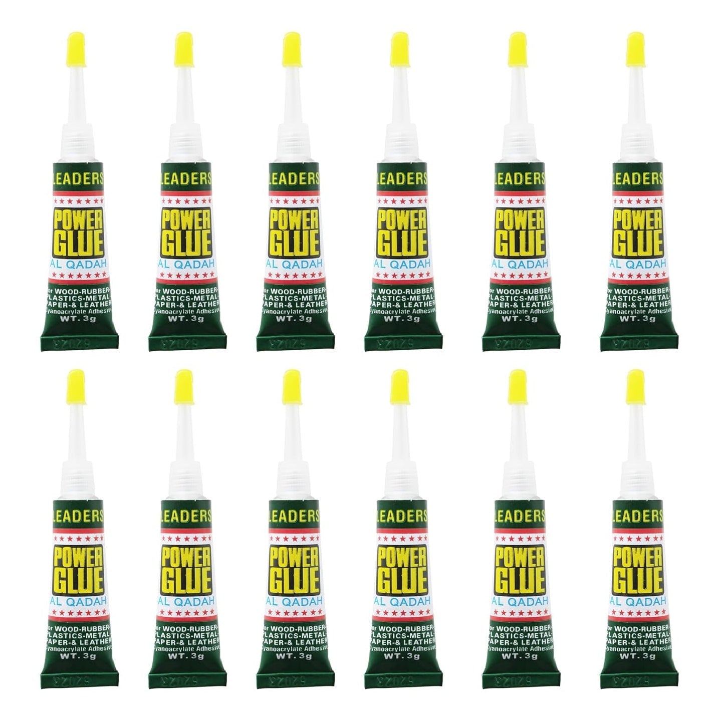 Super Glue 2.5g per Tube - Fast Dry Instant Bonding - Strong Adhesion Liquid Glue with Precision Applicator - Pack of 12 - Medaid International