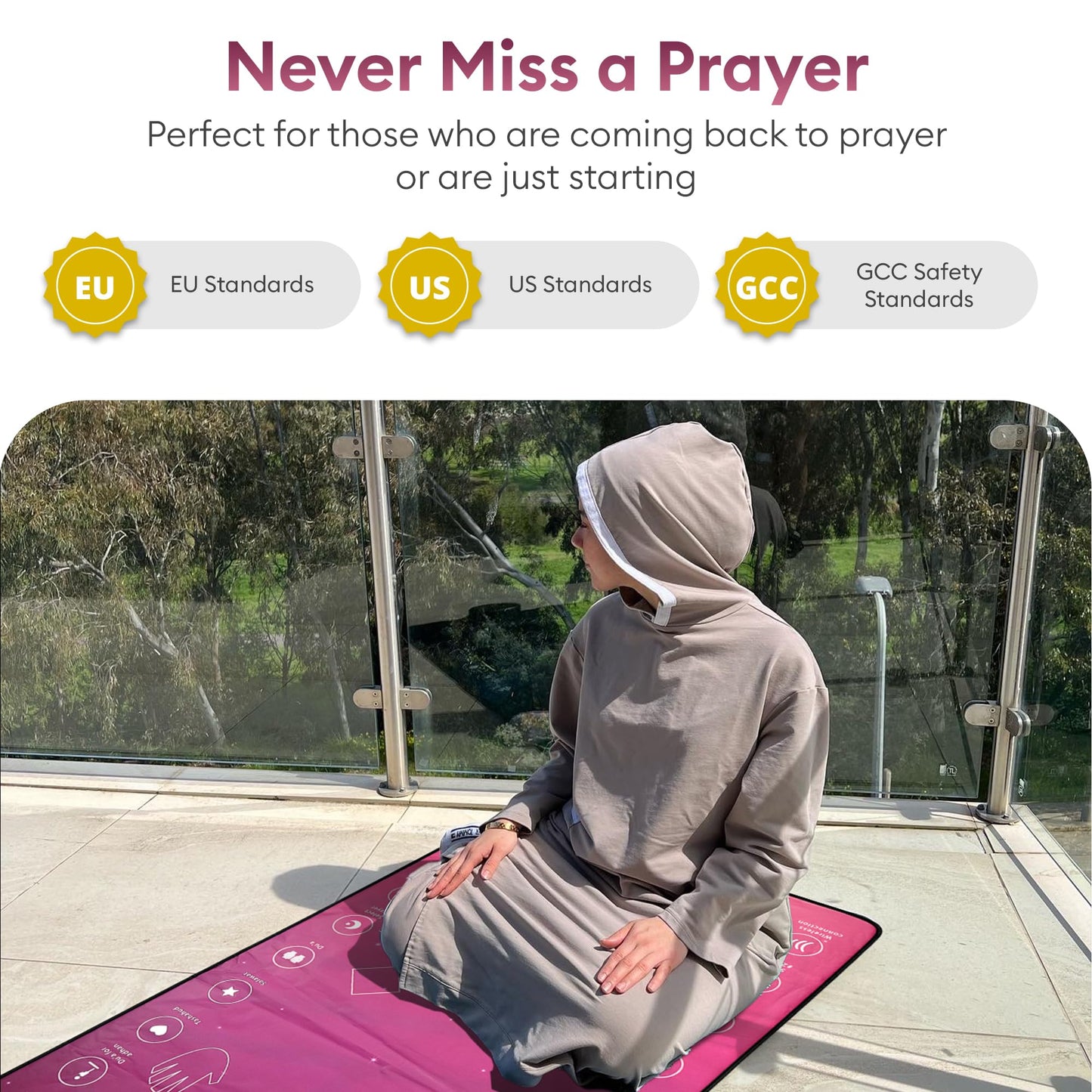 My Salah Mat (Original, Rahma Smart Interactive Adult Prayer Mat - Medaid International