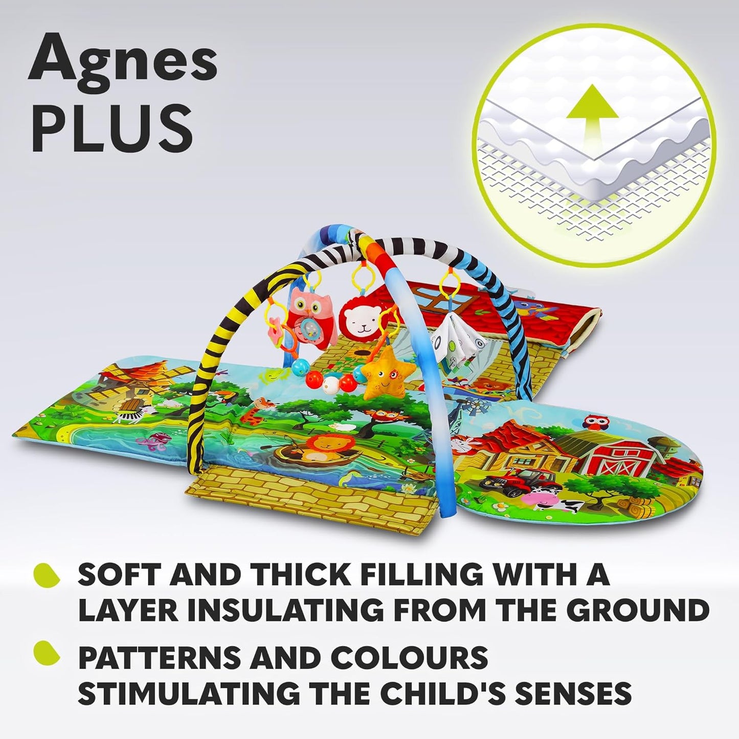 Agnes Plus Village Play Playmat