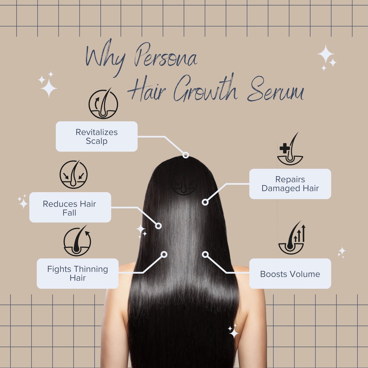 Hair Growth Serum – Advanced Biotin with Caffeine, Peptides, Botanical Extract for Thicker, Fuller, Longer Hair, Reduces Hair Thinning, Hair Regrowth Tonic, Hair Loss Treatment for Men & Women, 30ml - Medaid International