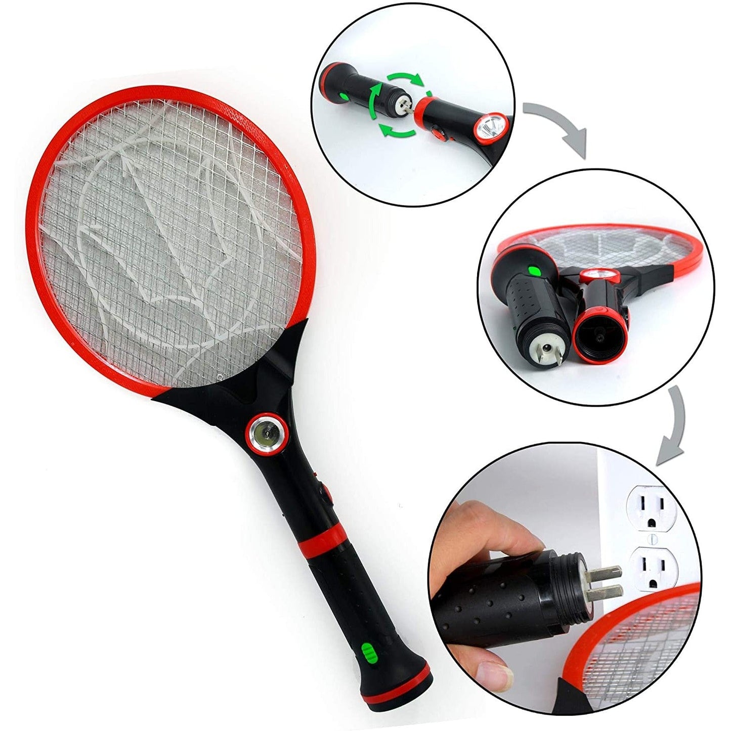 2 in 1 Electric Bug Zapper and Flashlight