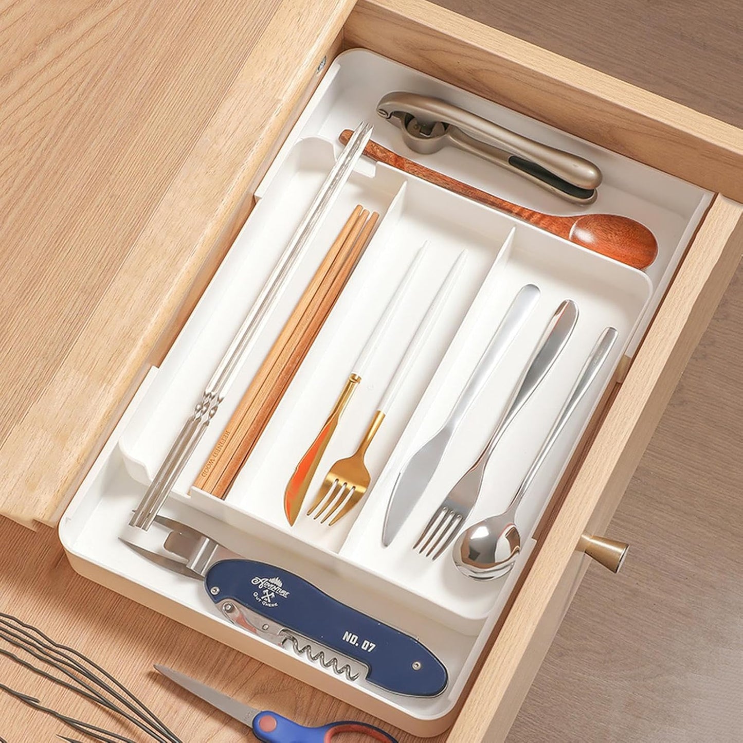 Adjustable Drawer Storage Box