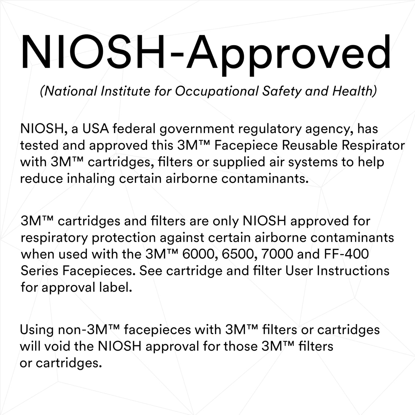 3M Half Facepiece Reusable Respirator 7502 Medium