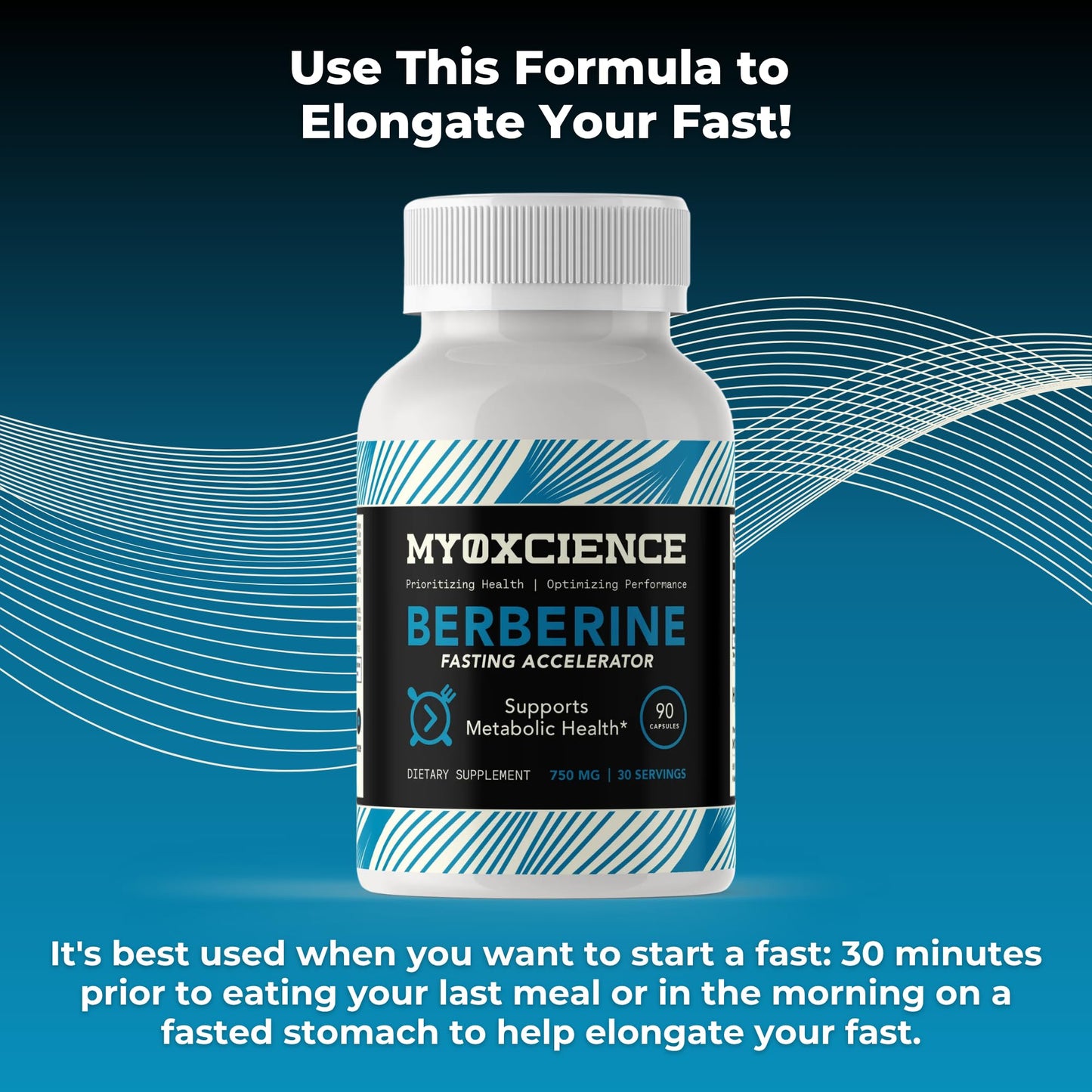 MYOXCIENCE Berberine Fasting Accelerator | Himaberb Berberine HCL with ALA (Alpha Lipoic Acid) and Biotin (90 Capsules) - Medaid International