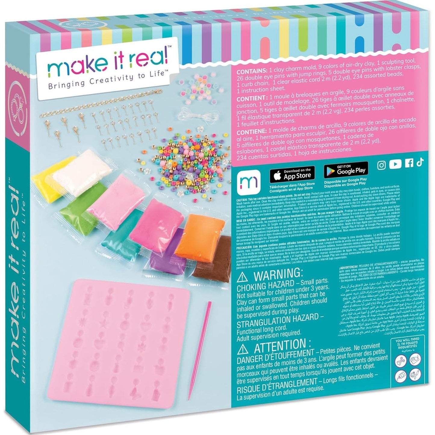 Clay Charm DIY Jewelry Kit - Medaid International